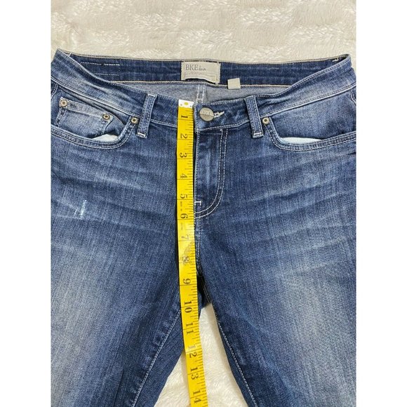 Women’s BKE Fr Buckle Harper Capri Jeans, Blue, 27 - Picture 7 of 12